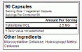 YOHIMBINE HCL 90 caps.
