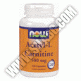 NOW ACETYL L-CARNITINE 500mg.  100caps