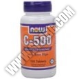 NOW Vitamin C-500 RH 100tabs.