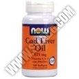 NOW Cod Liver Oil (Масло от треска) 425mg. 100pills.