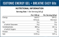 Breathe Isotonic Energy Gel - Open Your Airwaves / 20 x 60 g