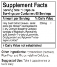 Holixer Holy Basil Extract 250 mg / 60 Caps
