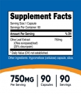 Olive Leaf 750 mg / 90 Caps