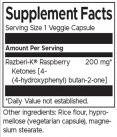 Double Strength Razberi-K Raspberry Ketones 200 mg / 60 Vcaps