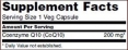 CoQ10 200 mg / 60 Vcaps