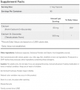 Calcium D-Glucarate 500 mg / 90 Vcaps