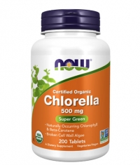 NOW Organic Chlorella 500 mg / 200 Tabs