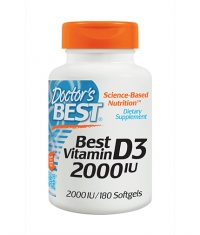 DOCTOR'S BEST Vitamin D3 2000IU / 180 Softgels
