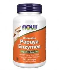 NOW Papaya Enzymes / 180 Lozenges