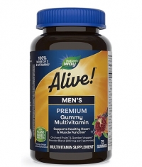 NATURES WAY Alive! Men's Premium Gummies Multivitamin / 75 Gummies