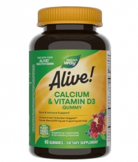 NATURES WAY Alive! Calcium + Vitamin D3 / 60 Gummies