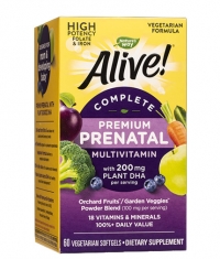 NATURES WAY Alive! Complete Premium Prenatal Multivitamin / 60 Softgels