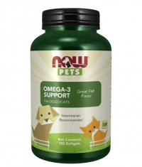 NOW PETS Omega-3 Support / 180 Softgels