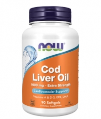 NOW Cod Liver Oil 1000 mg / 90 Softgels