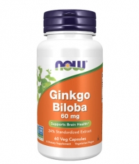 NOW Ginkgo Biloba 60 mg / 60 VCaps