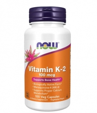 NOW Vitamin K-2 / 100mcg / 100Vcaps.