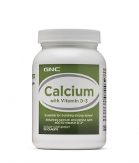 GNC Calcium with Vitamin D-3 / 120 Caps.