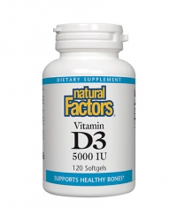 NATURAL FACTORS Vitamin D3 5000 IU / 120 Softgels