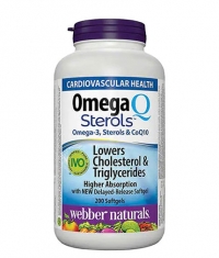 WEBBER NATURALS Omega Q Sterols / 200 Softgels