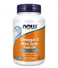 NOW Omega-3 Mini Gels / 180 Softgels