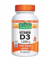 BOTANIC CHOICE Vitamin D3 1000 IU / 90 Caps