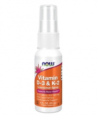 NOW Vitamin D-3 & K-2 Liposomal Spray / 59 ml