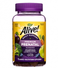 NATURES WAY Alive! Complete Premium Prenatal Multivitamin Gummies / 75 Gummies