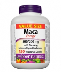 WEBBER NATURALS Maca Energy and Korean Ginseng / 150 Vcaps