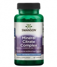 SWANSON Mineral Citrate Complex / 60 Caps