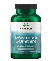 SWANSON L-Arginine & L-Ornithine 750 mg / 100 Caps