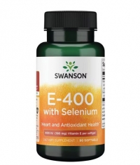 SWANSON E-400 with Selenium 180 mg / 90 Softgels