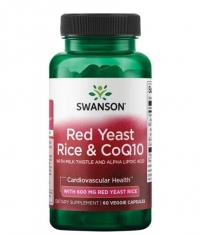 SWANSON Red Yeast Rice & CoQ10 / 60 Vcaps