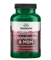 SWANSON Glucosamine, Chondroitin & MSM - Mini / 360 Tabs