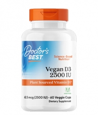 DOCTOR'S BEST Vitamin D3 2500 IU / 60 Vcaps