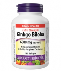 WEBBER NATURALS Extra Strength Ginkgo Biloba 120 mg / 180 Softgels