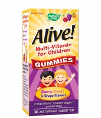 NATURES WAY Alive! Kids Gummy Multivitamin / 30 Gummies