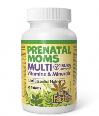 NATURAL FACTORS Prenatal Moms Multi Vitamins & Minerals / 60 Tabs