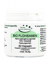 El Compra BIO Flohsamen / Organic Psylium 700 mg / 60 Caps