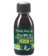 FAMILLE MARY Organic Honey & Green Propolis Syrup for Children / 125 ml