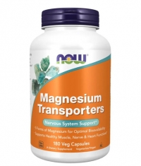 NOW Magnesium Transporters / 180 Vcaps