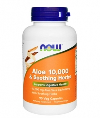 NOW Aloe 10 000 & Soothing Herbs / 90 Vcaps