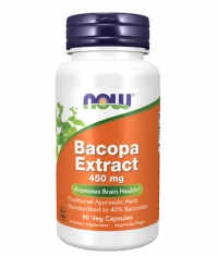 NOW Bacopa Extract 450 mg / 90 Vcaps