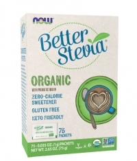 NOW Better Stevia / Organic / 75 Packets