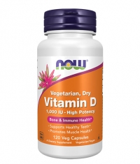 NOW Vitamin D 1000 IU Vegetarian Dry / 120 Vcaps