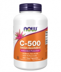 NOW Vitamin C-500 Calcium Ascorbate-C / 250 Vcaps