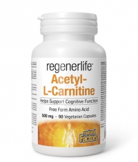 NATURAL FACTORS Regenerlife Acetyl-L-Carnitine 500 mg / 90 Vcaps