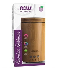 NOW Ultrasonic Real Bamboo Essential Oil Diffuser