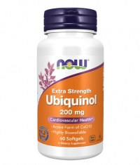 NOW Ubiquinol, Extra Strength 200 mg / 60 Softgels