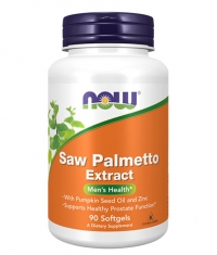 NOW Saw Palmetto Extract with Pumpkin Seed Oil and Zinc / 90 Softgels