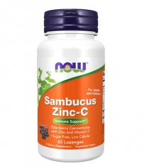 NOW Sambucus Zinc-C / 60 Lozenges